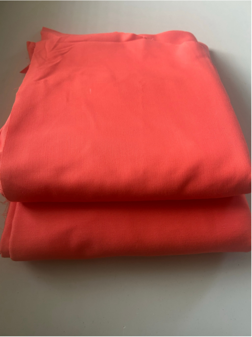 Fabric: 7 Yards 14” Coral Twill Fabric